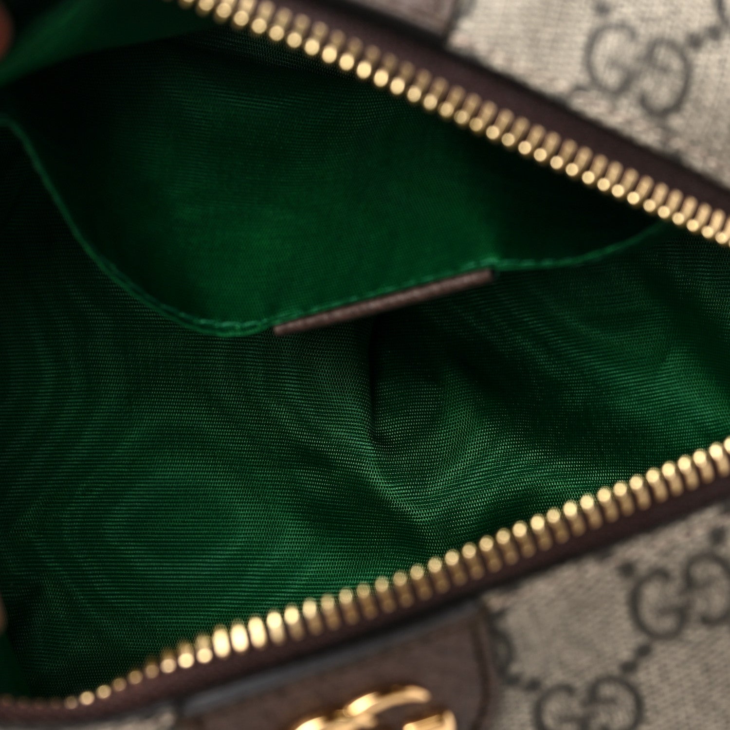 Gucci Soft GG Supreme Monogram Calfskin Medium Ophidia Cosmetic Case Beige Ebony New Acero 4 of 7