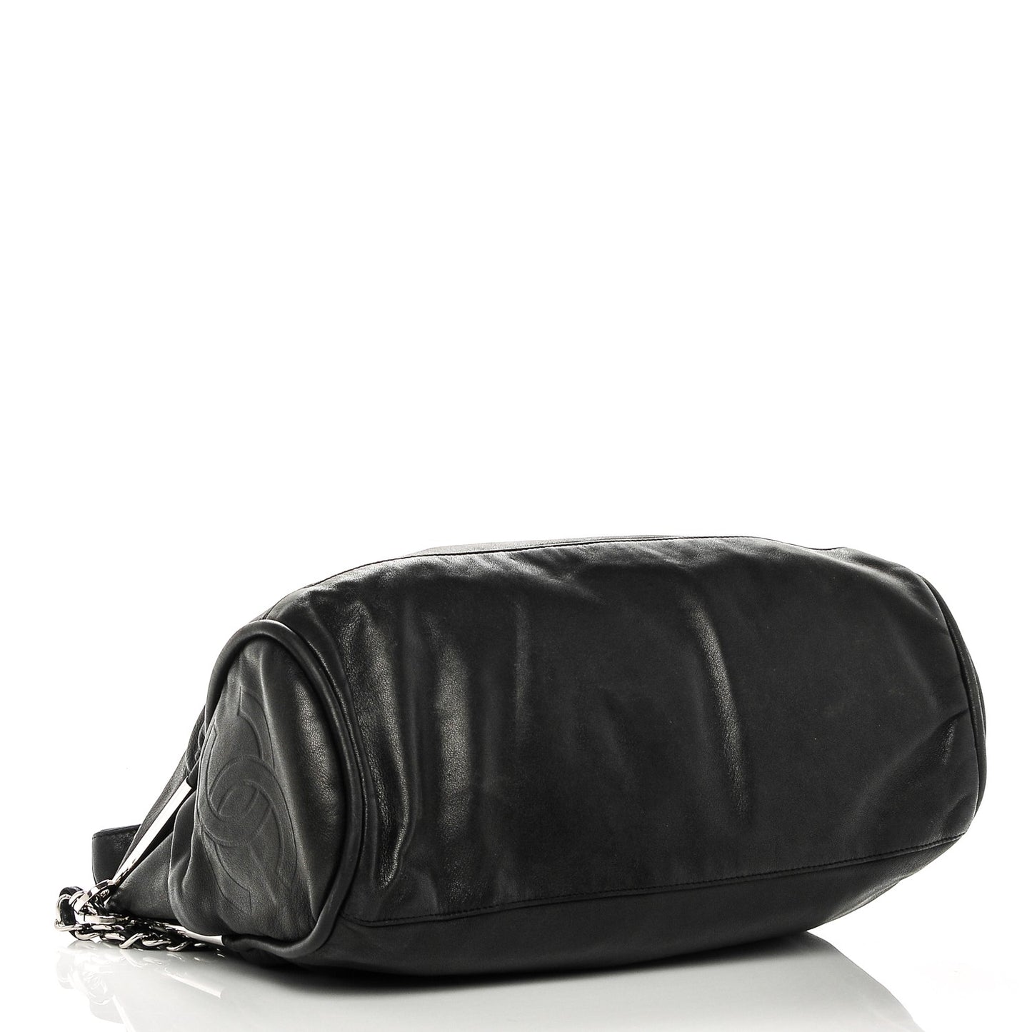 Lambskin Large Ultimate Soft Tote Black