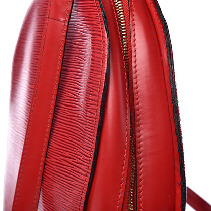 Louis Vuitton Epi Mabillon Backpack Castillan Red 11 of 13