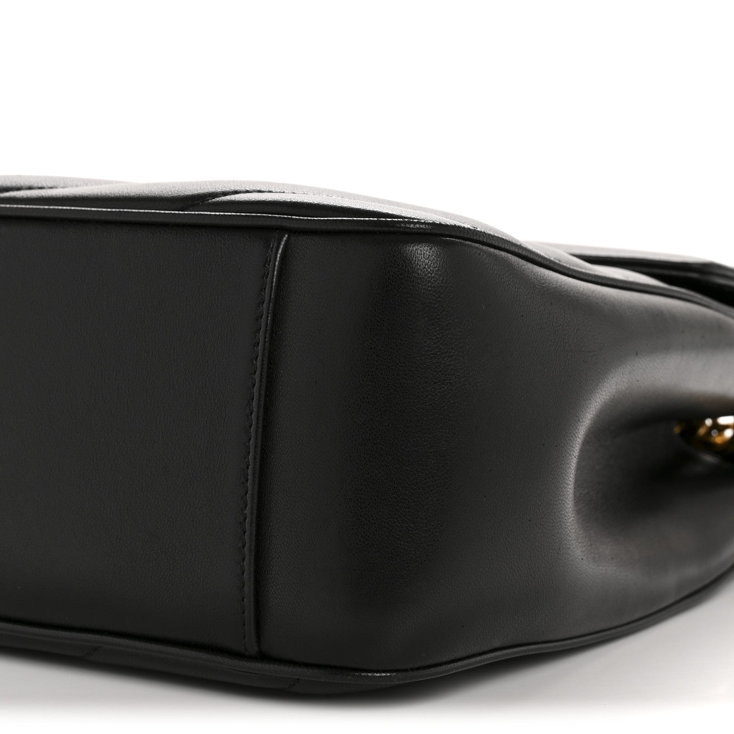 Saint Laurent Lambskin Chevron Quilted Large Loulou Black 11 of 14