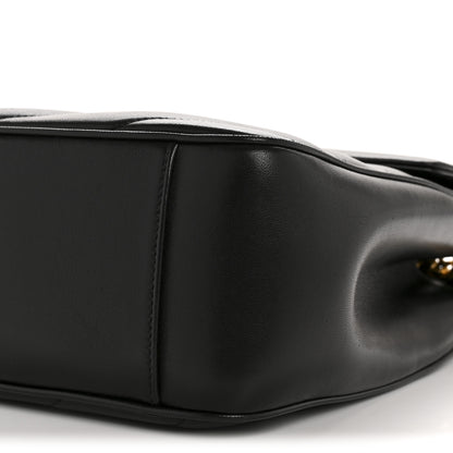 Saint Laurent Lambskin Chevron Quilted Large Loulou Black 11 of 14