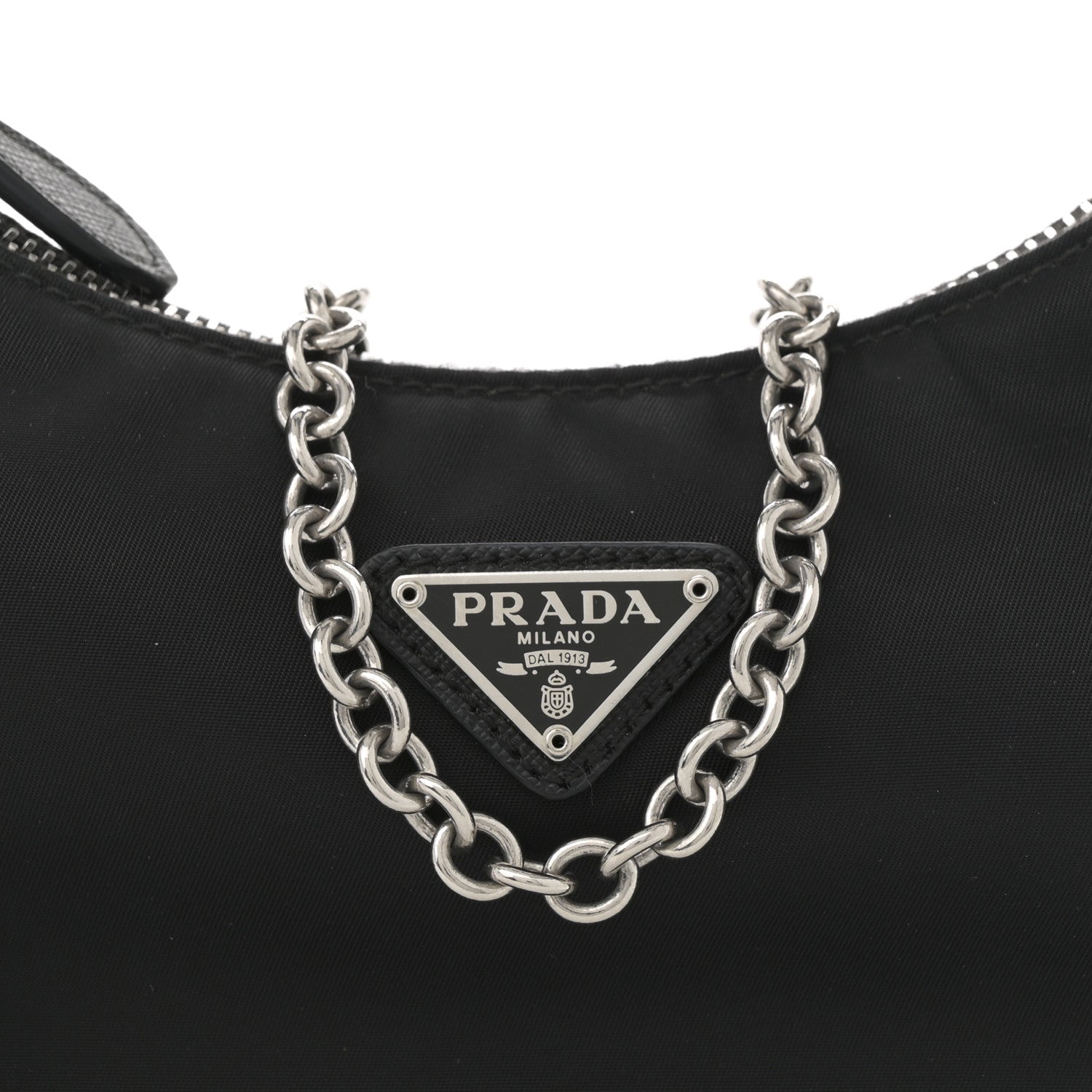 Prada Nylon Re-Edition 2005 Shoulder Bag Black 6 of 8