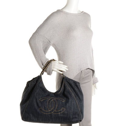 Chanel Denim Coco Cabas Tote 2 of 7