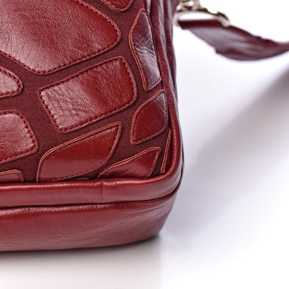 Chanel Lambskin Jersey Scales Camera Case Bordeaux 12 of 13