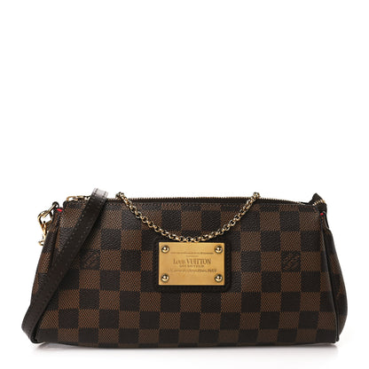 Louis Vuitton Damier Ebene Eva Clutch 1 of 7