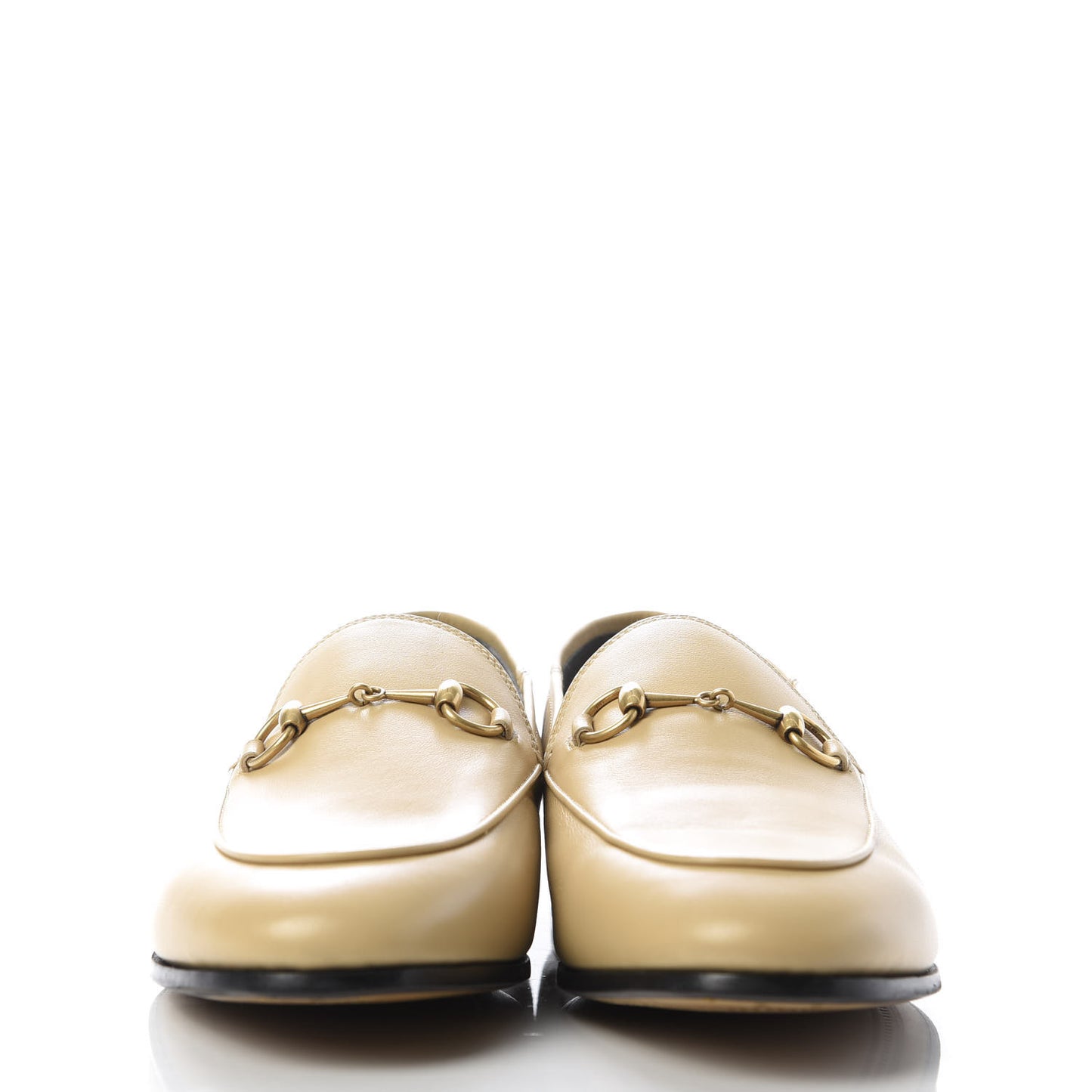 Lambskin Womens Brixton Horsebit Loafers 40 Wheat