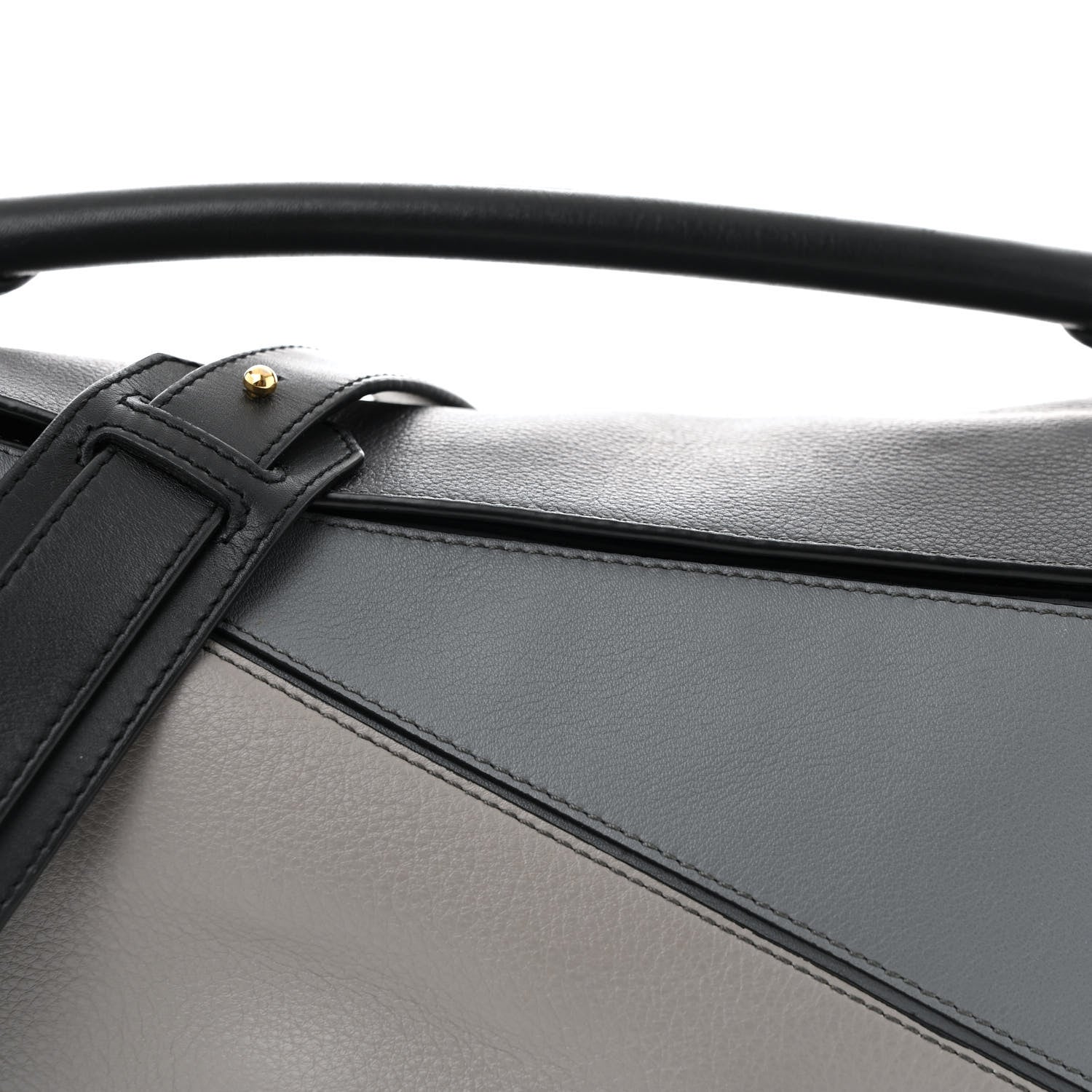 Loewe Calfskin Medium Puzzle Bag Grey Multito 7 of 16