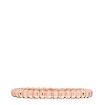 Van Cleef & Arpels 18K Rose Gold Small Perlee Ring 53 6.25 1 of 5
