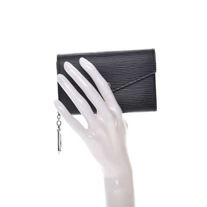 Louis Vuitton Epi Key Pouch Black 2 of 8