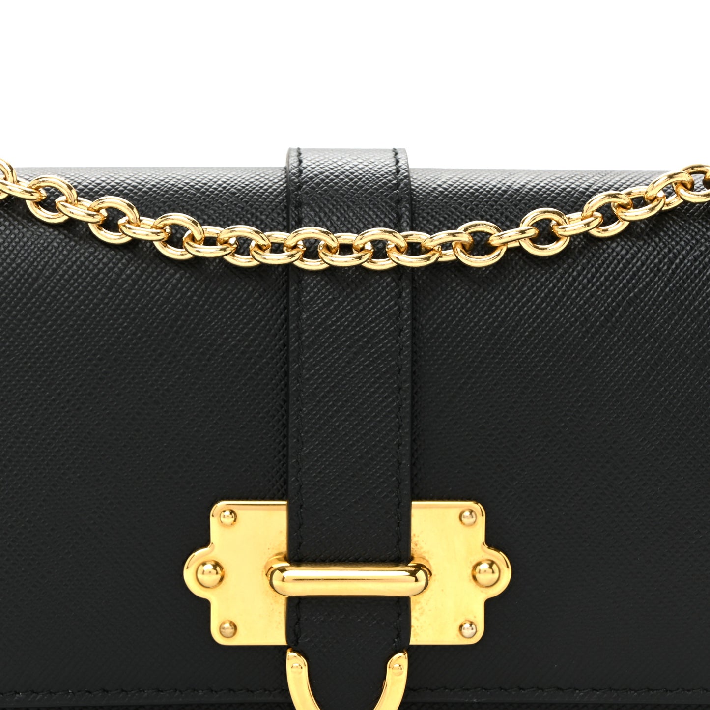 Saffiano Cahier Mini Bag Black