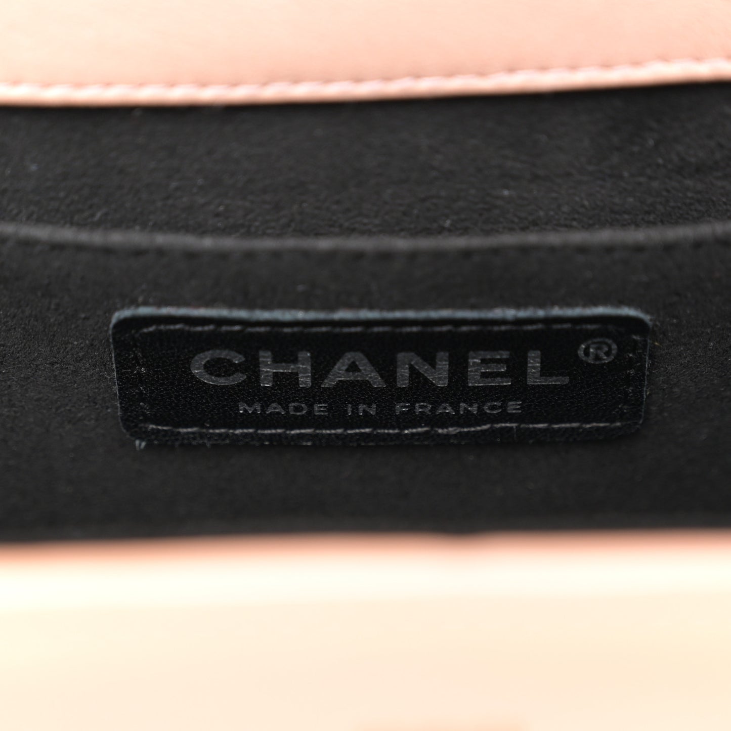 Patent Mademoiselle Flap Beige Black