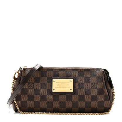 Louis Vuitton Damier Ebene Eva Clutch 1 of 9