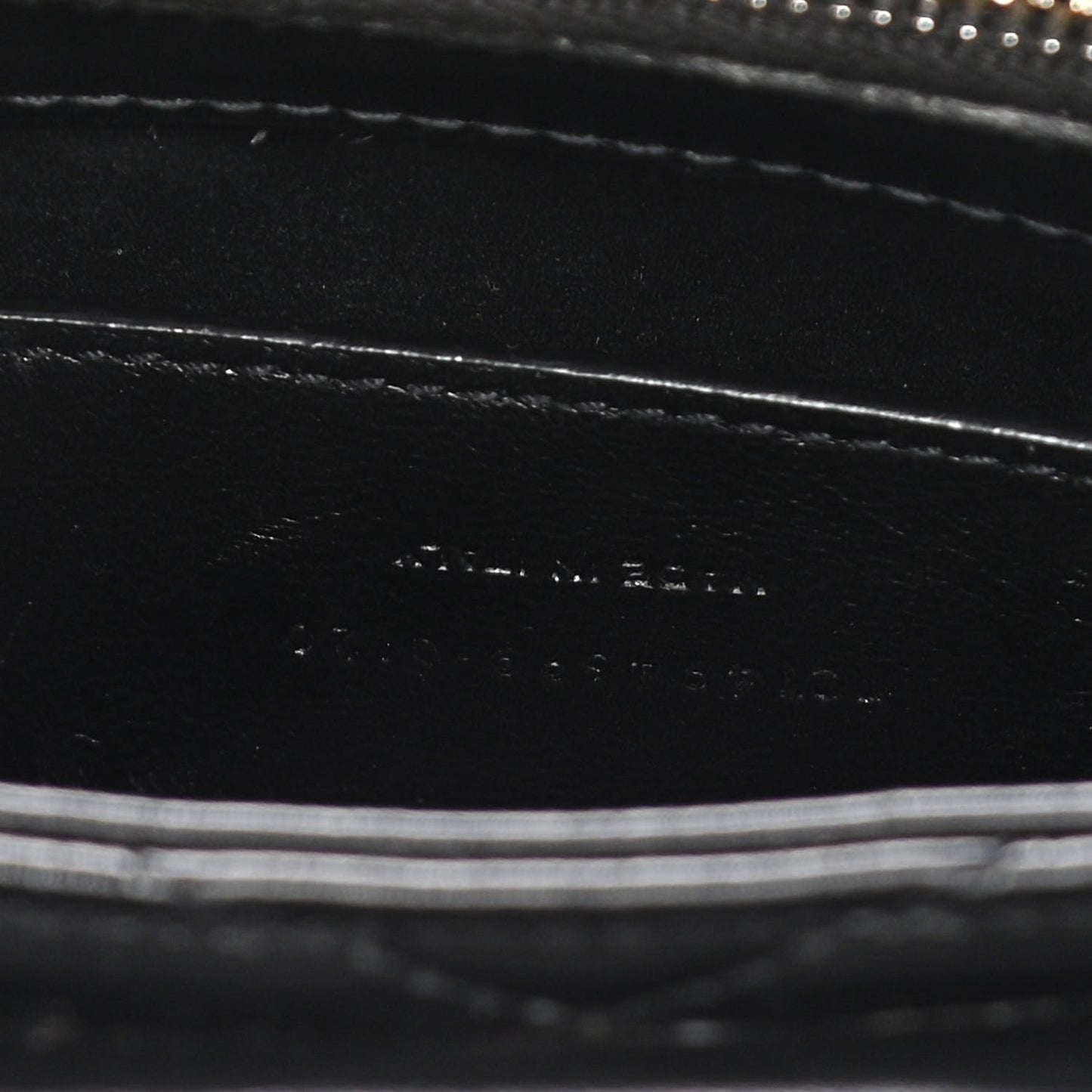 Calfskin Y Quilted Monogram Small Loulou Chain Satchel Black