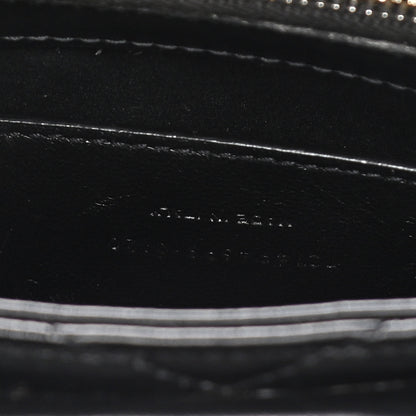 Saint Laurent Calfskin Y Quilted Monogram Small Loulou Chain Satchel Black 11 of 16