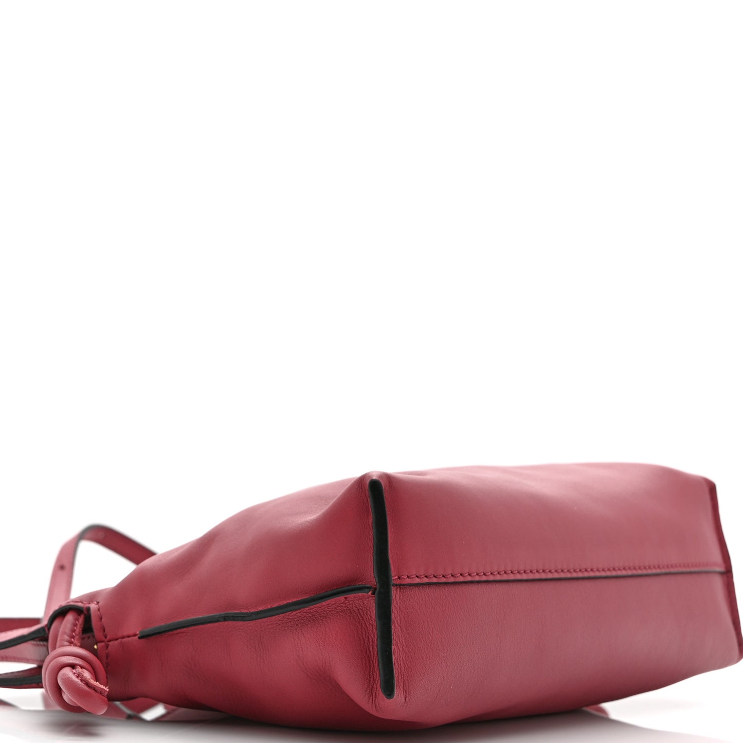 Calfskin Mini Flamenco Knot Bag Peach Bloom