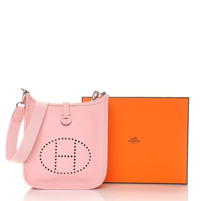 Hermes Taurillon Clemence Evelyne TPM Rose Sakura 8 of 8