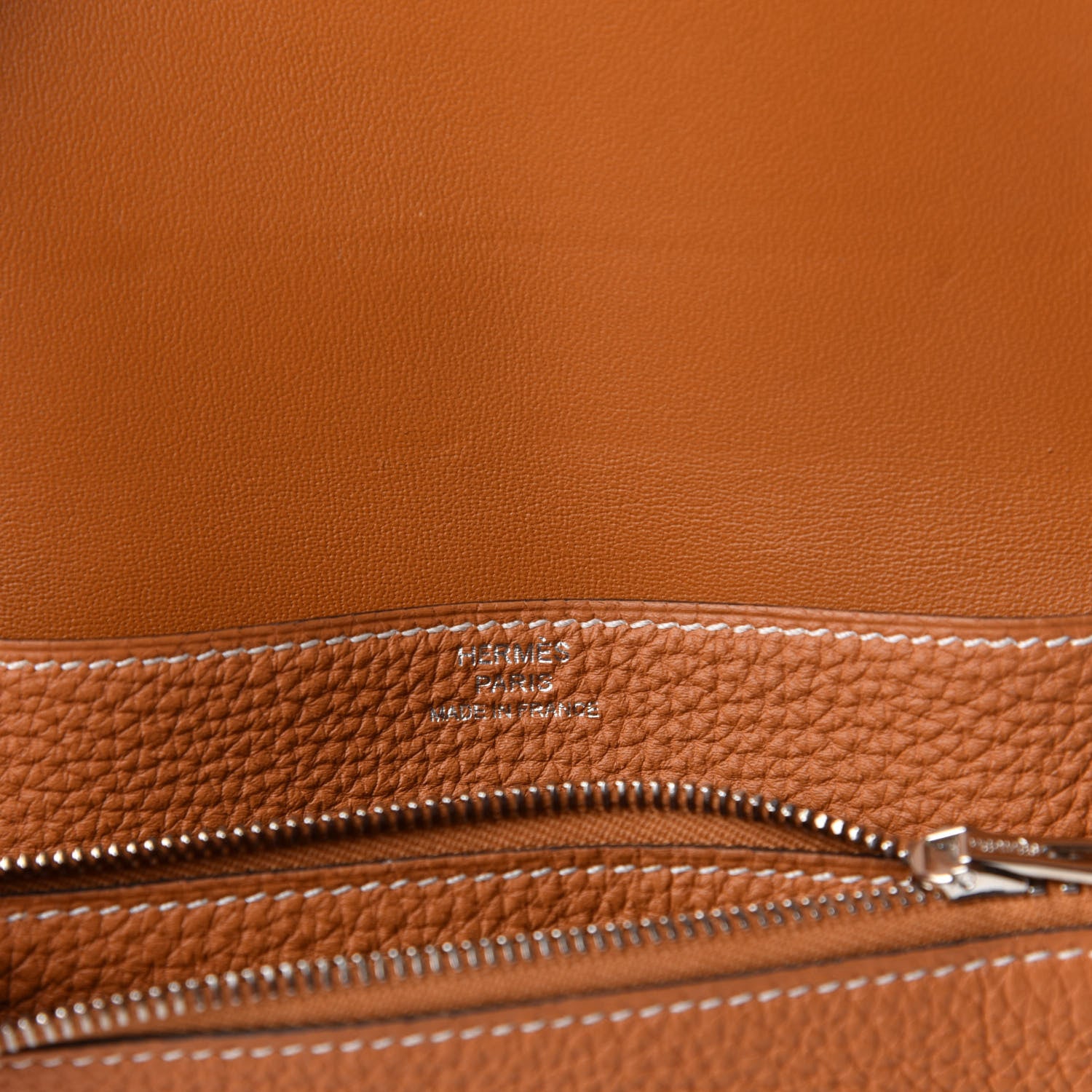 Hermes Tog Dogon Compact Wallet Gold 7 of 8