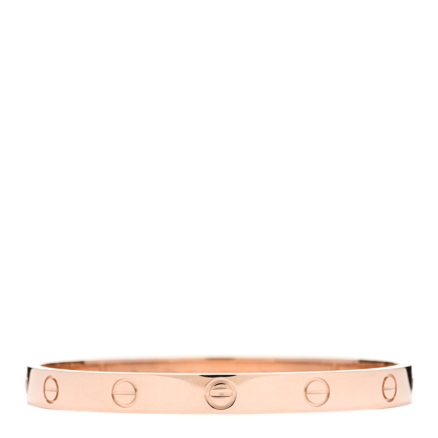 18K Pink Gold LOVE Bracelet 17