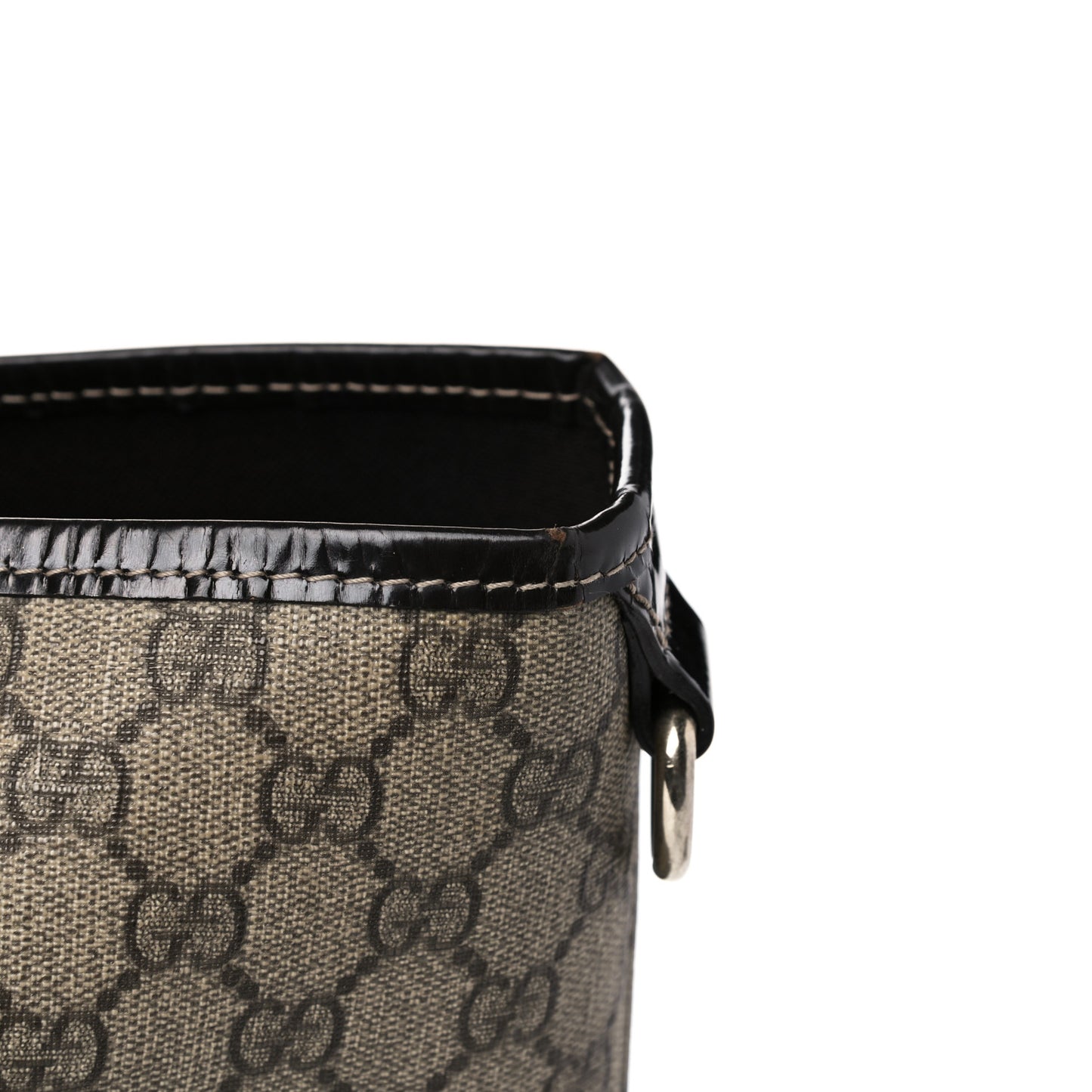GG Plus Monogram Large Joy Tote Dark Brown