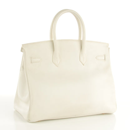 Hermes Gulliver Birkin 35 White 10 of 16