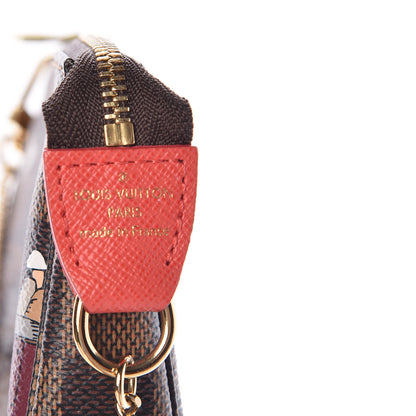Louis Vuitton Damier Ebene 2015 Christmas Animation Mini Pochette Accessories 6 of 8