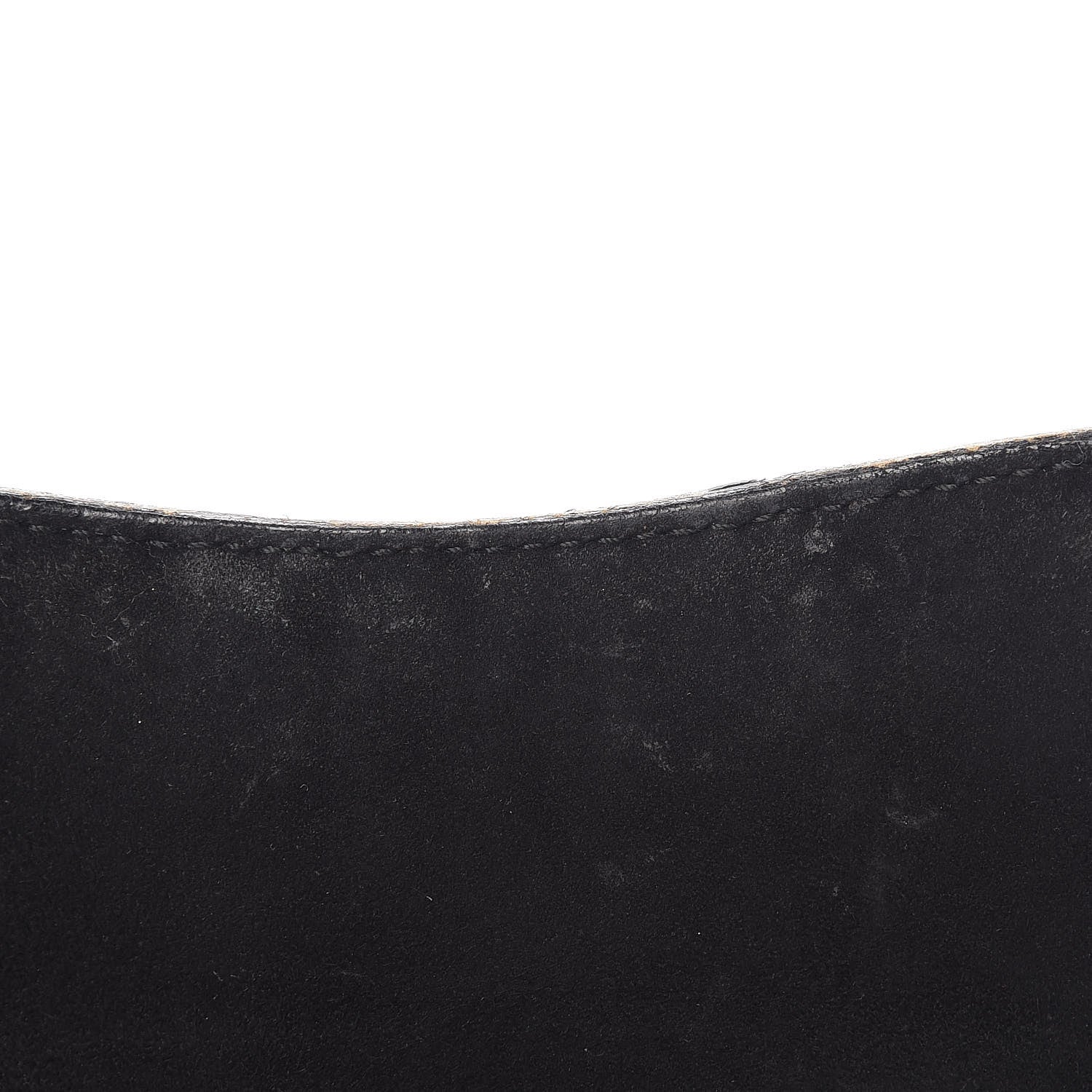 Gucci Suede Studded Horsebit Clutch Bag Black 11 of 24