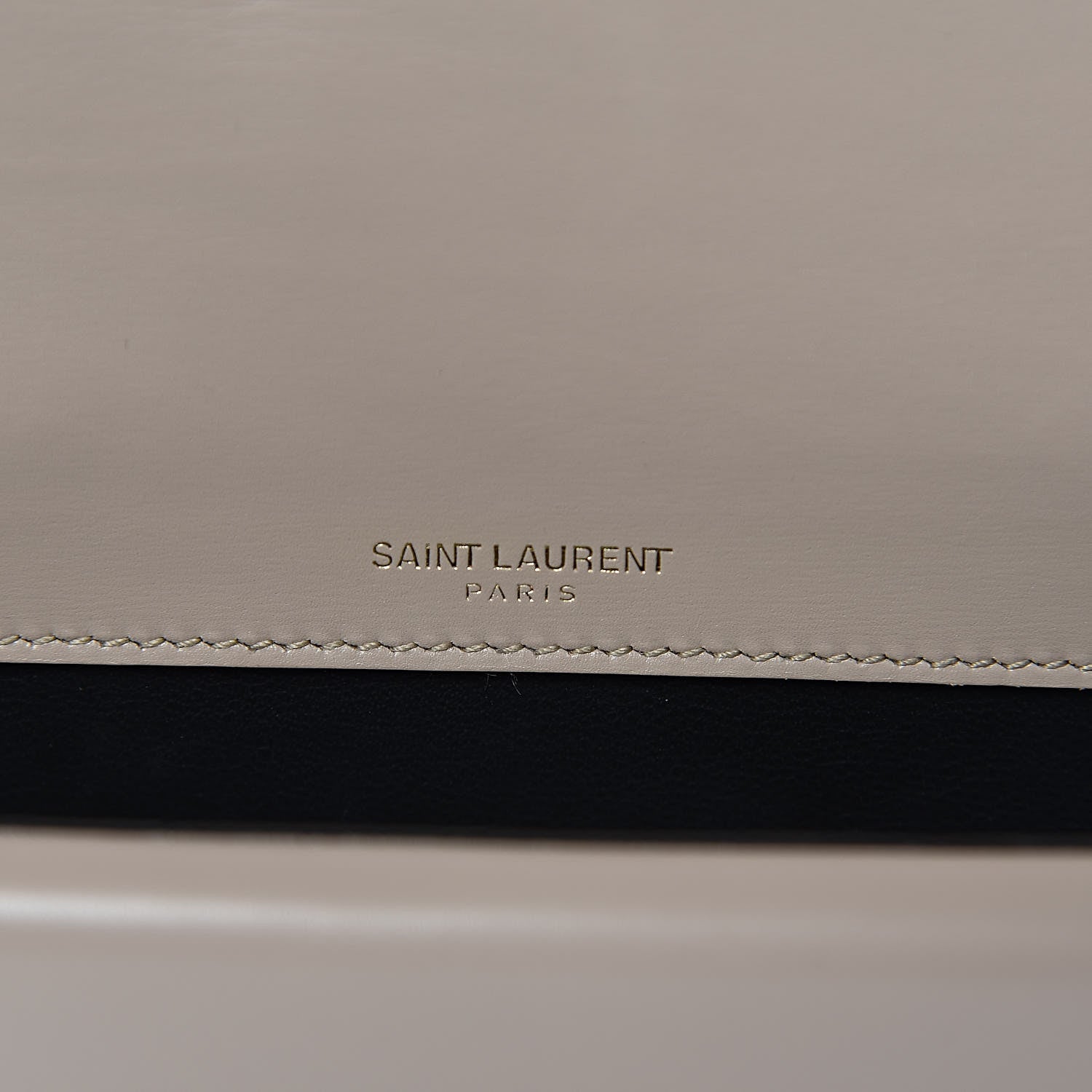 Saint Laurent Smooth Calfskin Monogram Medium Sulpice Shoulder Bag Light Natural 6 of 18