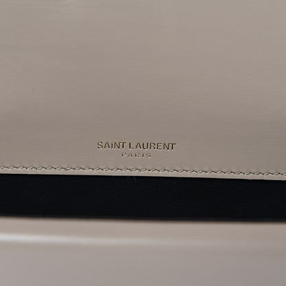 Saint Laurent Smooth Calfskin Monogram Medium Sulpice Shoulder Bag Light Natural 6 of 18