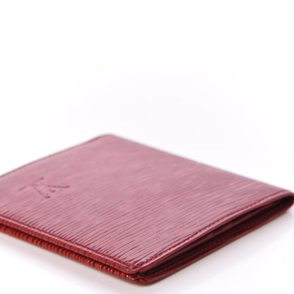 Louis Vuitton Epi 6 Card Billfold Wallet Red 7 of 8