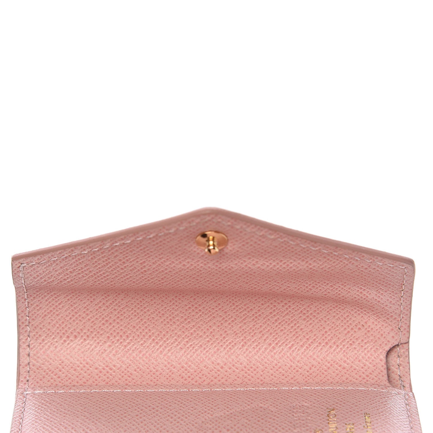 Damier Azur Studded Zoe Wallet Rose Ballerine