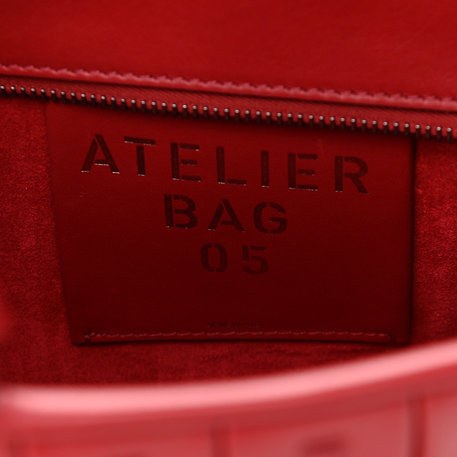 Valentino Garavani Nappa Atelier 05 Plisse Edition Small Tote Bag Rosso Valentino 6 of 10