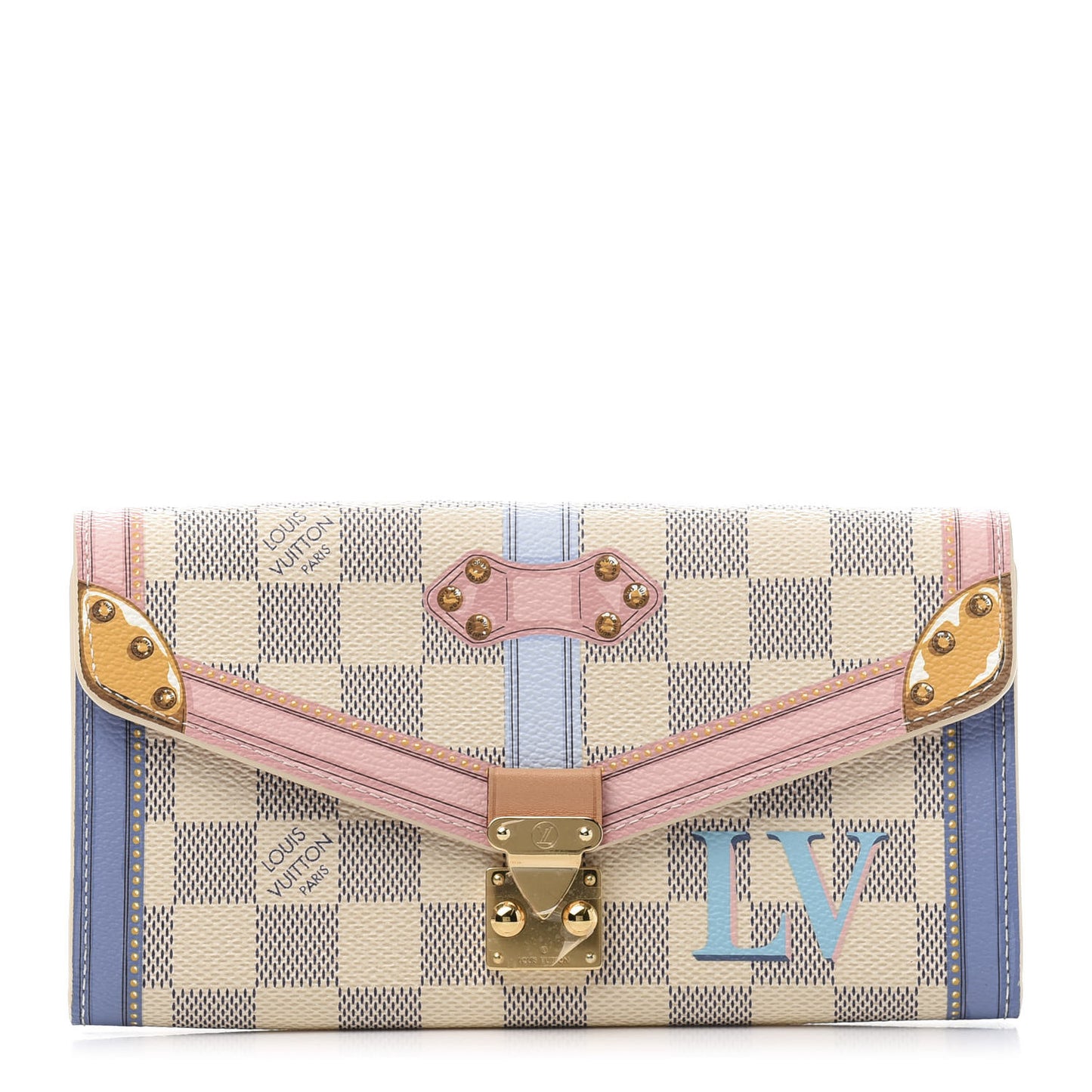 Damier Azur Summer Trunks Sarah Wallet NM