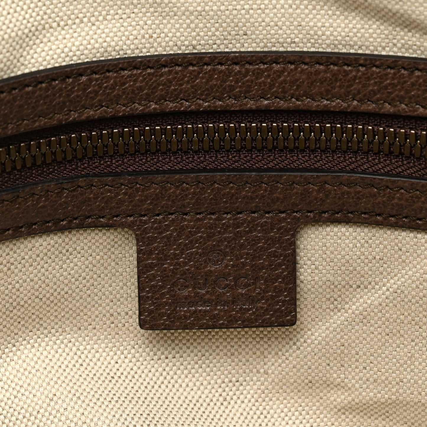 GG Supreme Monogram Textured Dollar Calfskin Web Medium Ophidia Carry-On Duffle Bag Beige Ebony New Acero