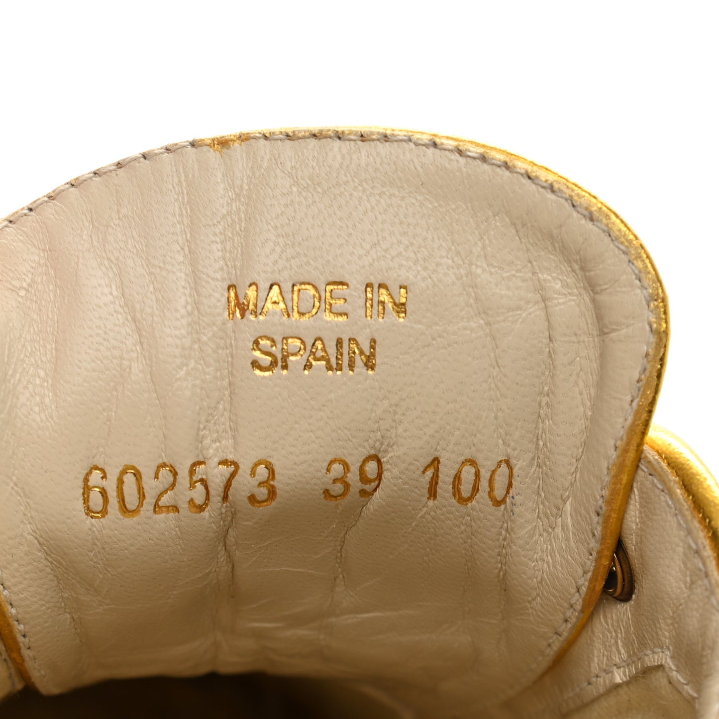Metallic Nappa Matelasse GG Pilar Flatform Lace-Up Espadrilles 39 Oro Vecchio