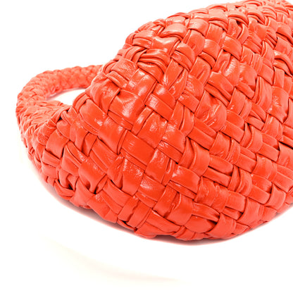 Bottega Veneta Calfskin Foulard Intreccio Discovery Athene Orange 9 of 10