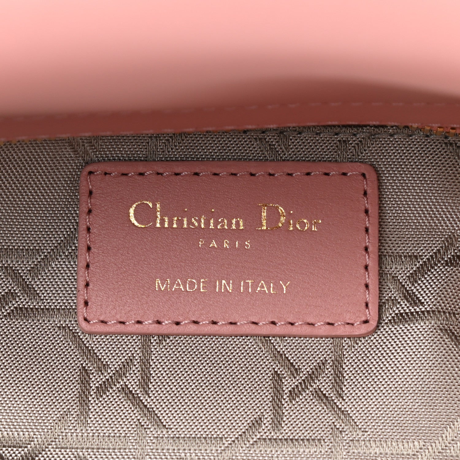 Christian Dior Lambskin Cannage Small My ABC Dior Lady Dior Blush 6 of 9