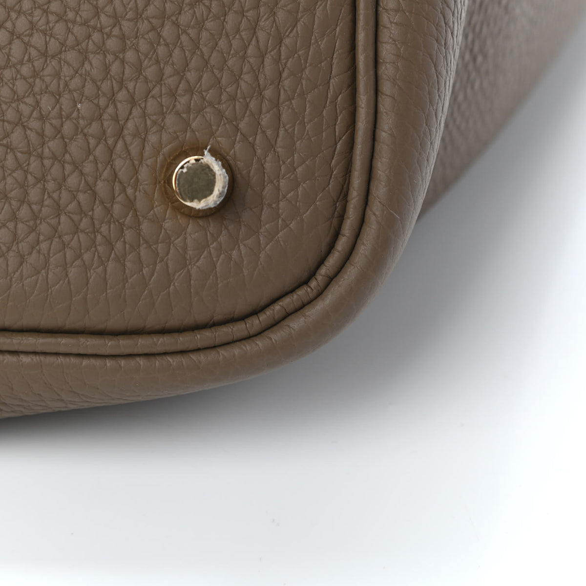 Hermes Taurillon Clemence Picotin Lock 22 MM Etoupe 10 of 11