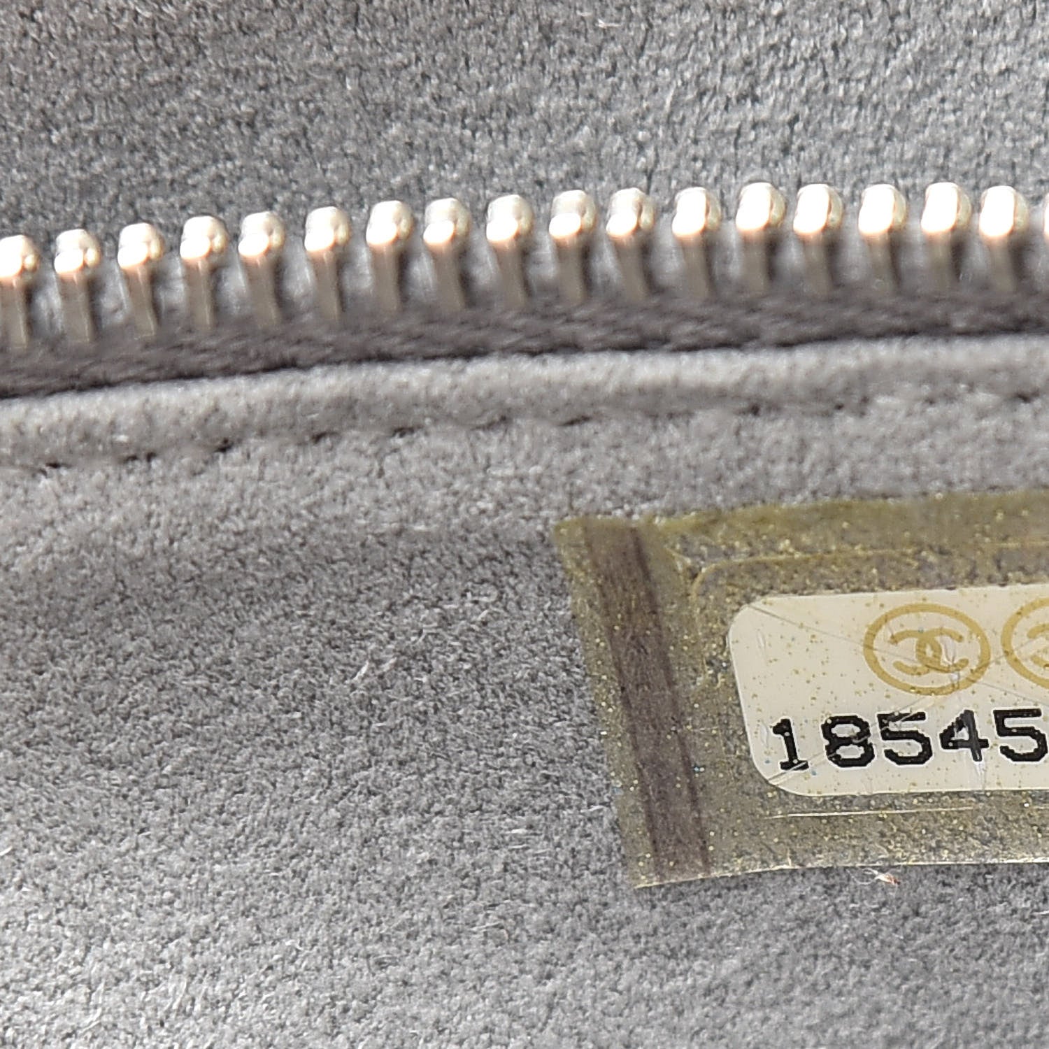 Chanel Metallic Lambskin Quilted Mini Phone Holder Clutch Silver 7 of 13