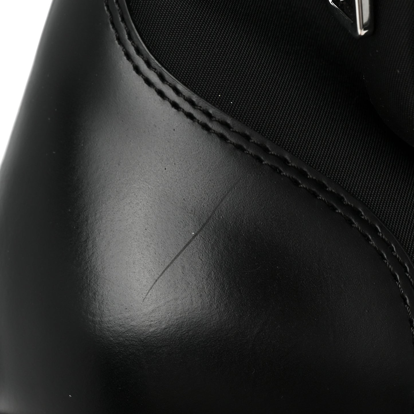Spazzolato Rois Re-Nylon Metal Triangle Logo Monolith Pouch Pocket 55mm Boots 40.5 Black