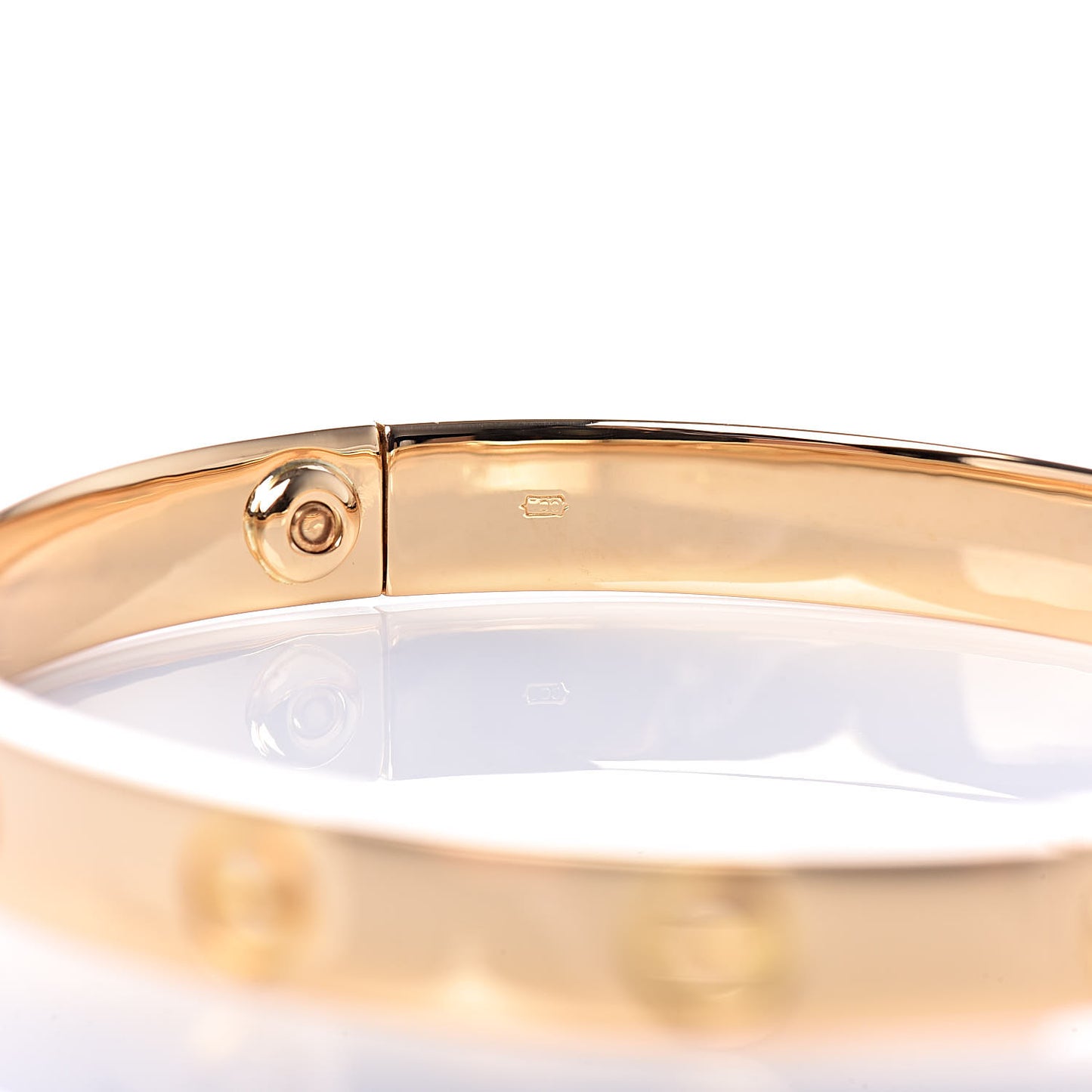 18K Yellow Gold LOVE Bracelet 17