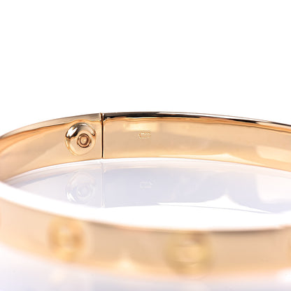 Cartier 18K Yellow Gold LOVE Bracelet 17 5 of 7