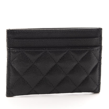Chanel Caviar Quilted Boy Card Holder Black 3 of 9