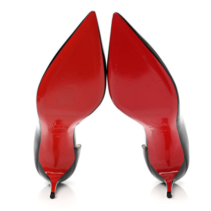 Christian Louboutin Patent Iriza 70 Pumps 40 Black 5 of 9