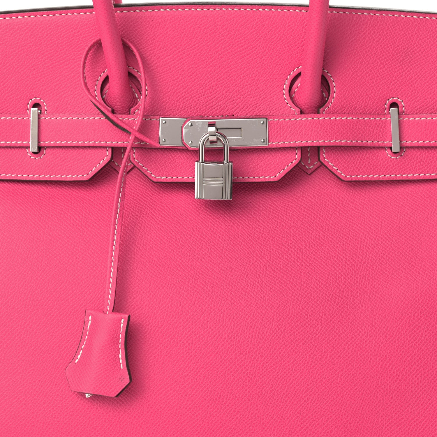 Hermes Epsom Candy Birkin 35 Rose Tyrien Rubis 33 of 43