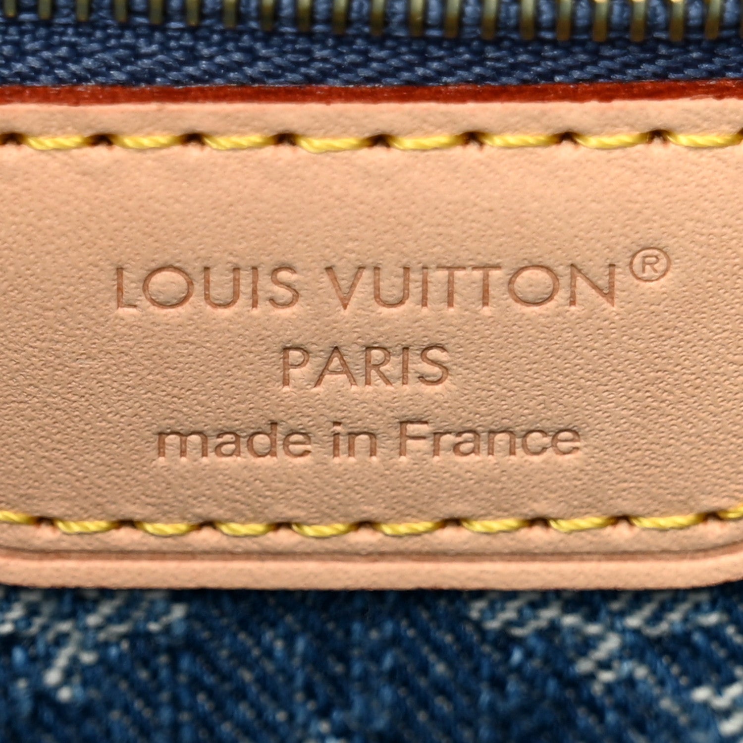 Louis Vuitton Monogram Denim Neo Neverfull MM Blue 6 of 9