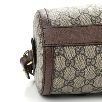 Gucci GG Supreme Monogram Web Small Ophidia Boston Bag Beige New Acero 8 of 10