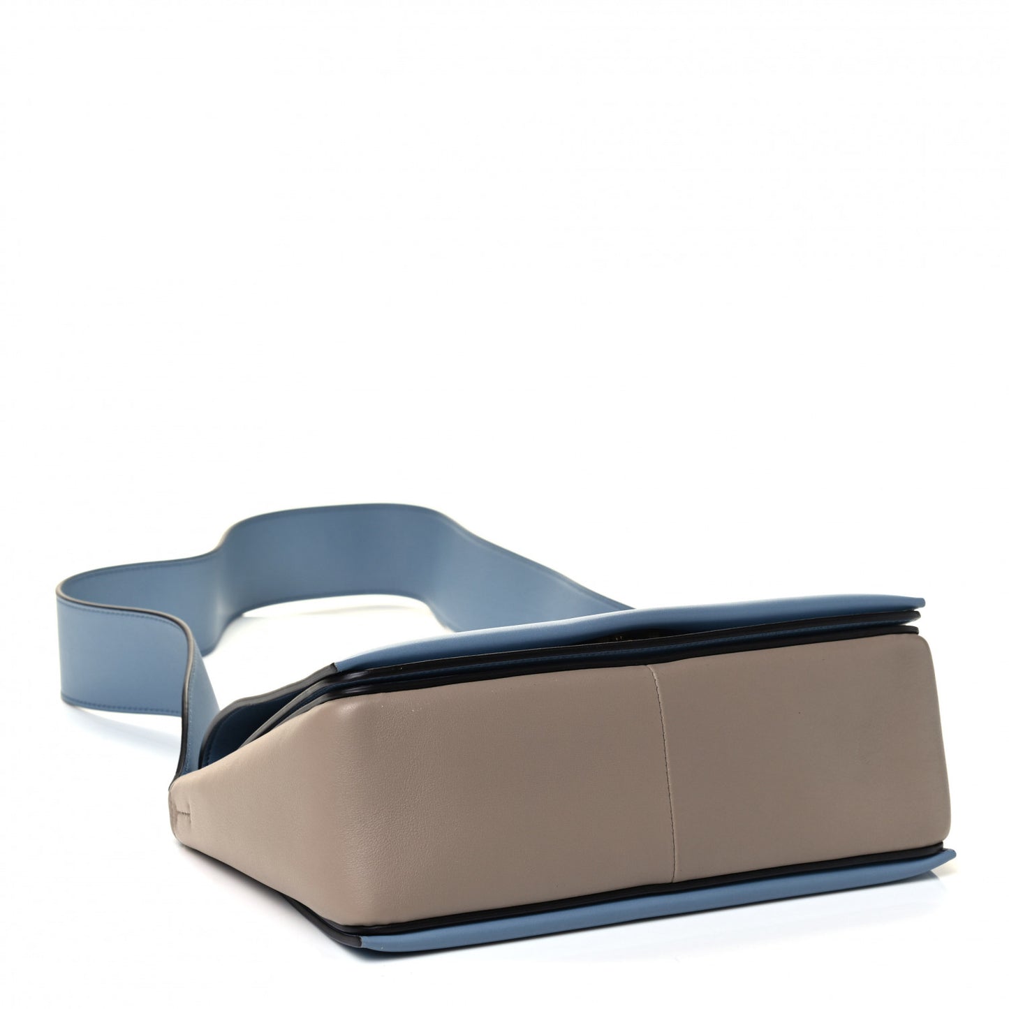 Shiny Smooth Calfskin Medium Frame Shoulder Bag