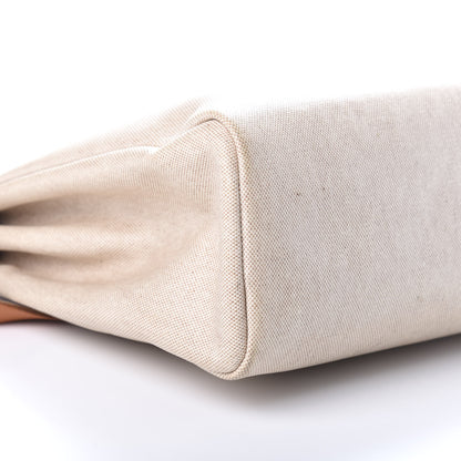 Hermes Toile Vache Calfskin Herbag 39 MM Natural 9 of 10
