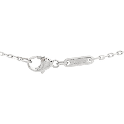 Chopard 18K White Gold Happy Diamonds Icons Paved Heart Pendant Necklace 4 of 5