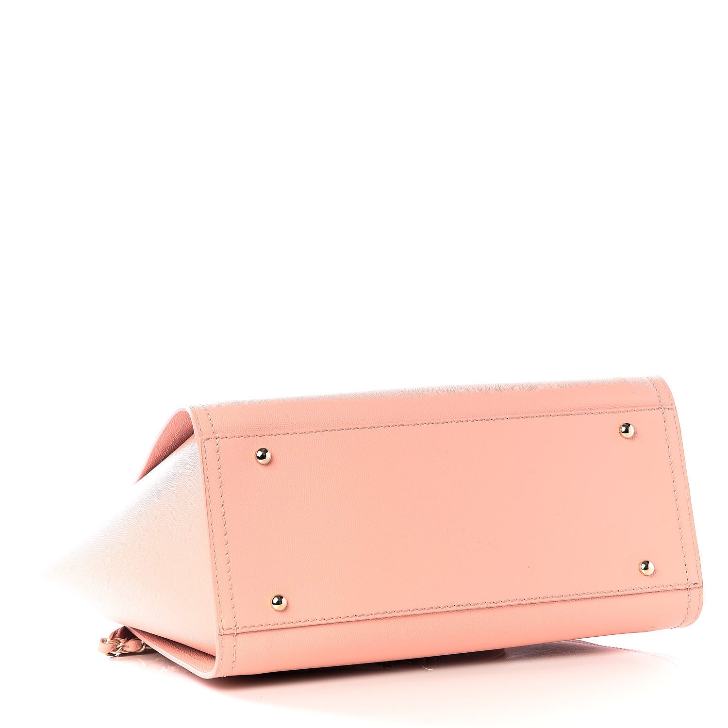 Chanel Caviar Small Studded Deauville Tote Light Pink 4 of 9